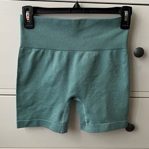 Blue athletic shorts